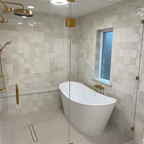 Merlan's bathroom remodel in Copperas Cove, TX